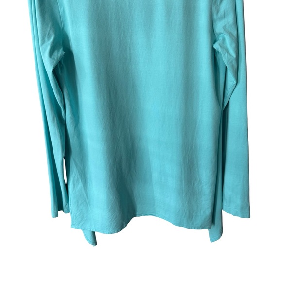Coolibar UPF 50+ Aqua Draped Cardigan Size M Sun Protection Beach Travel - Picture 13 of 13